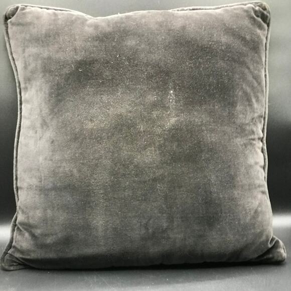 Set of 3 Needlepoint Petit Point Floral Throw Sofa Pillows Black Velvet Backing - Picture 8 of 15